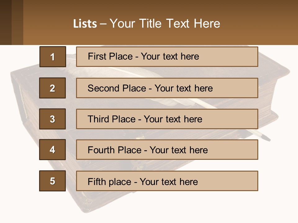 Yellow Story Dark PowerPoint Template