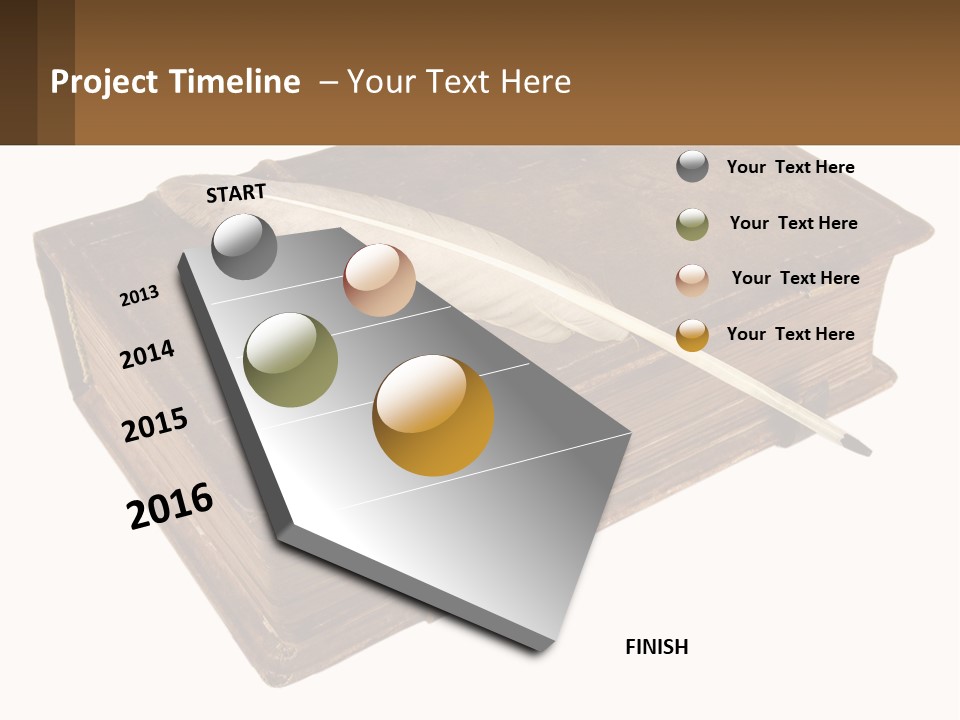 Yellow Story Dark PowerPoint Template