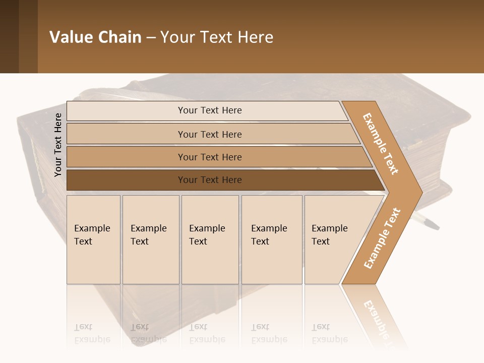 Yellow Story Dark PowerPoint Template