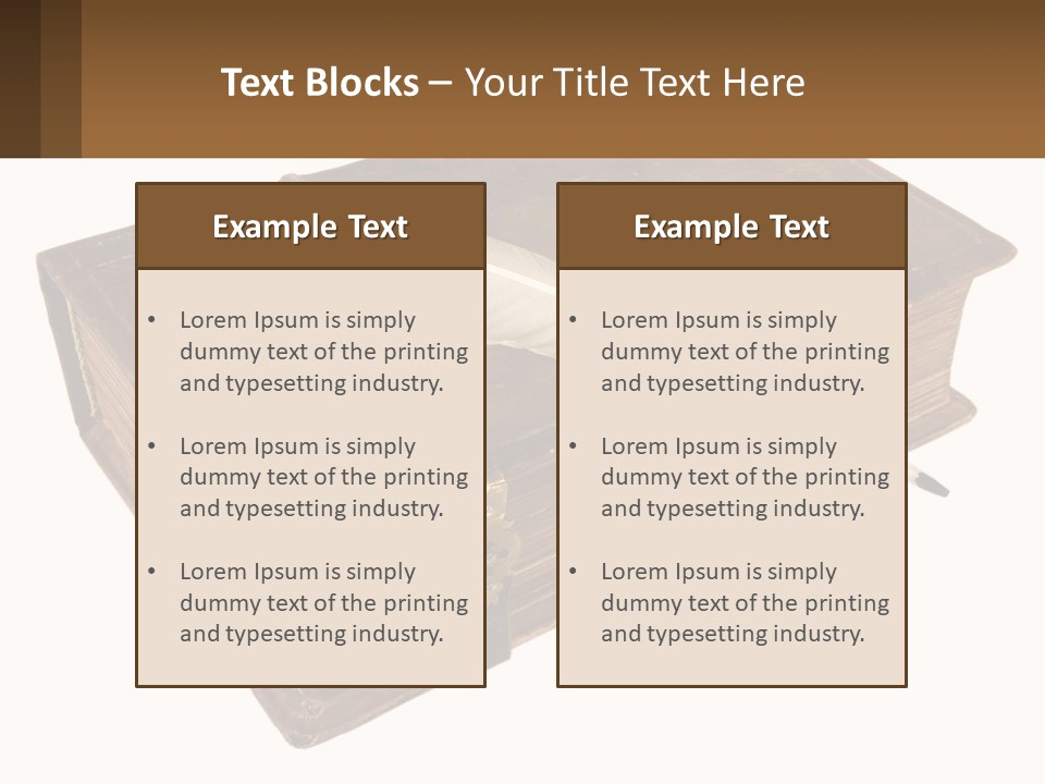 Yellow Story Dark PowerPoint Template