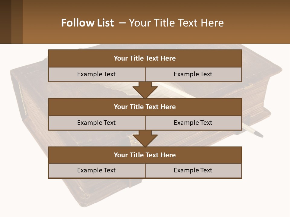 Yellow Story Dark PowerPoint Template