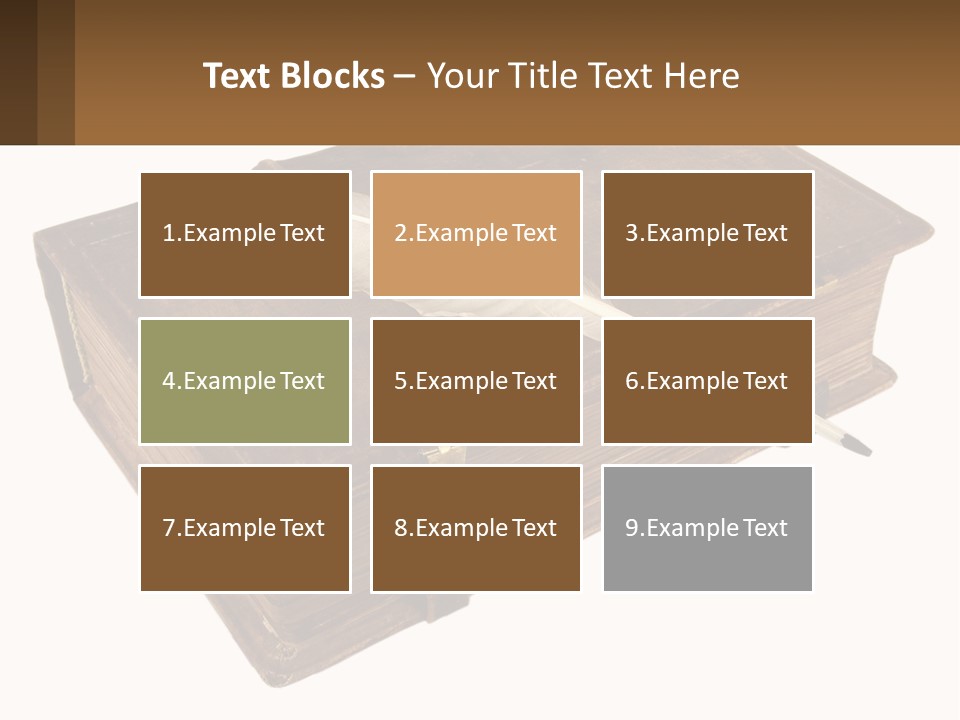 Yellow Story Dark PowerPoint Template