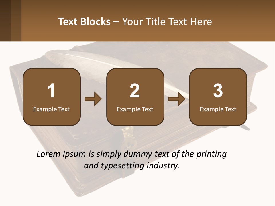 Yellow Story Dark PowerPoint Template