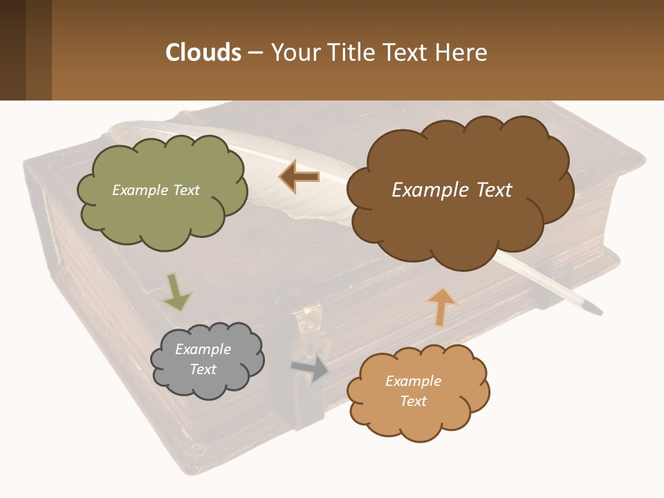 Yellow Story Dark PowerPoint Template