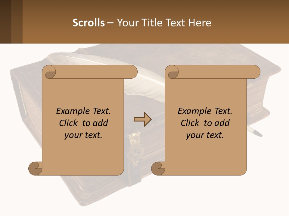 Yellow Story Dark PowerPoint Template