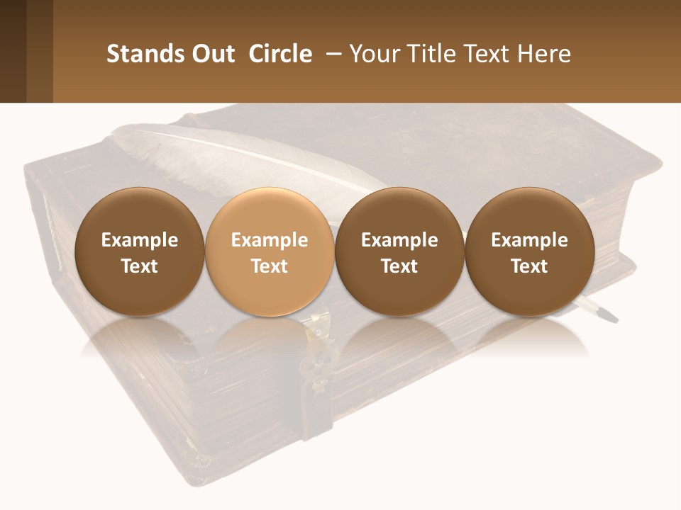 Yellow Story Dark PowerPoint Template