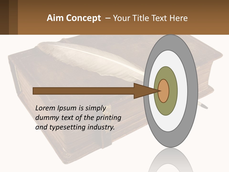 Yellow Story Dark PowerPoint Template