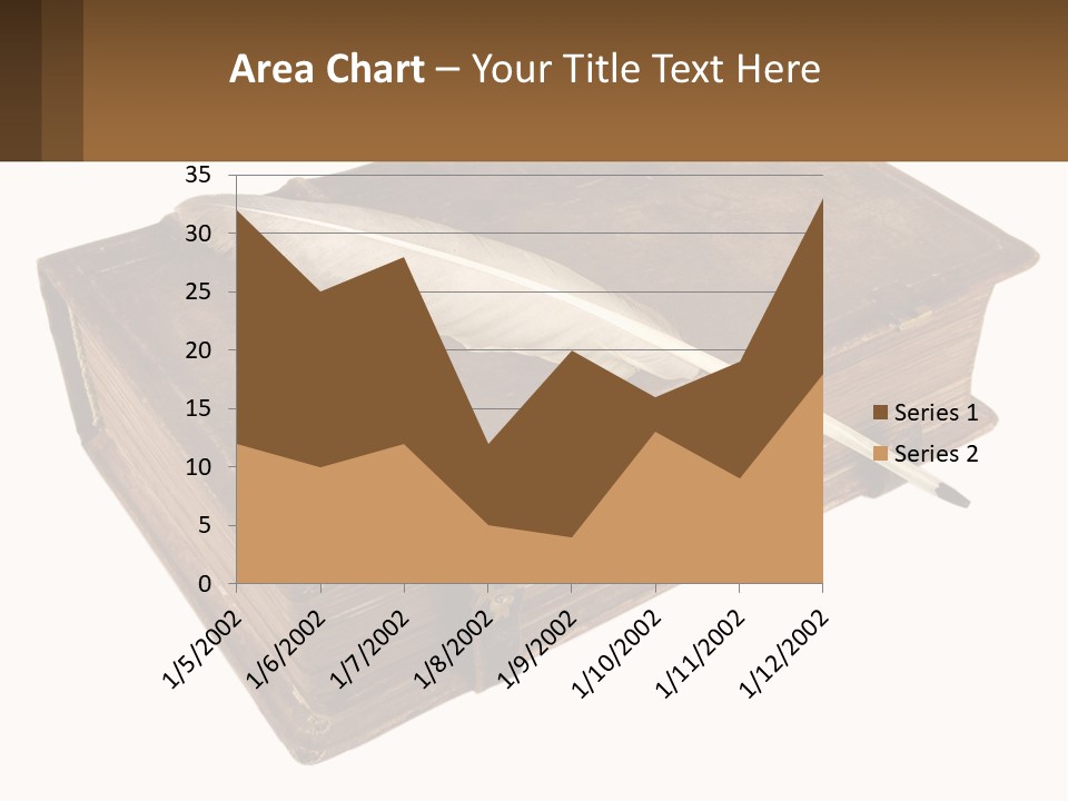 Yellow Story Dark PowerPoint Template