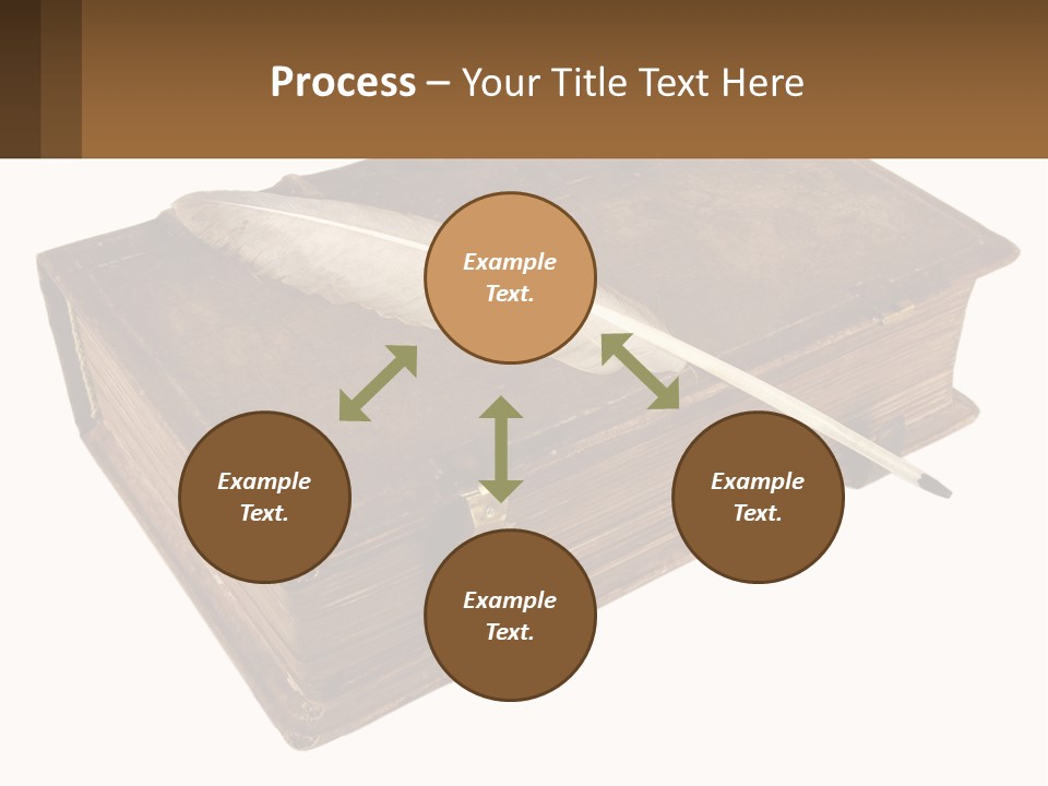 Yellow Story Dark PowerPoint Template