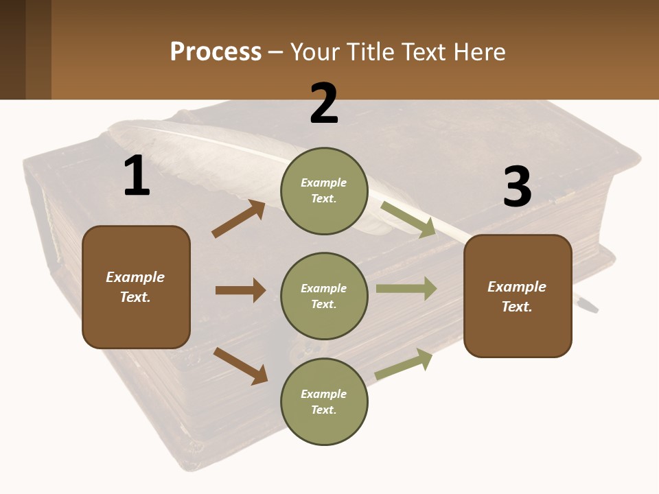 Yellow Story Dark PowerPoint Template