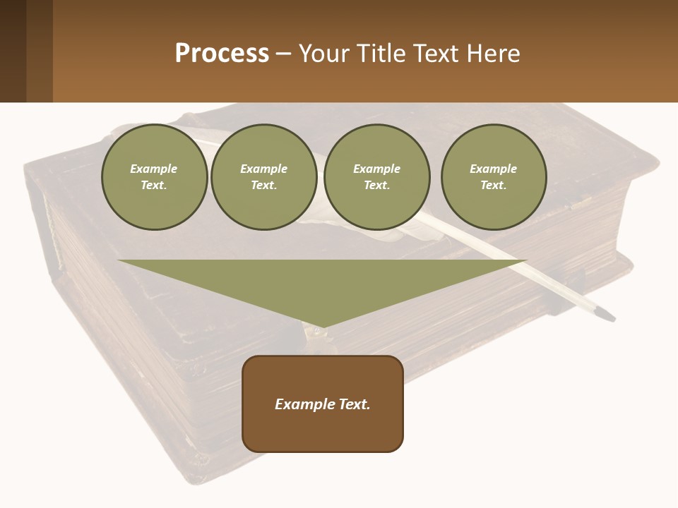 Yellow Story Dark PowerPoint Template