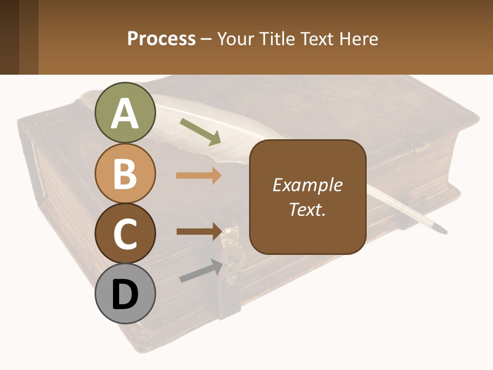 Yellow Story Dark PowerPoint Template