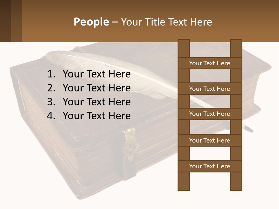 Yellow Story Dark PowerPoint Template