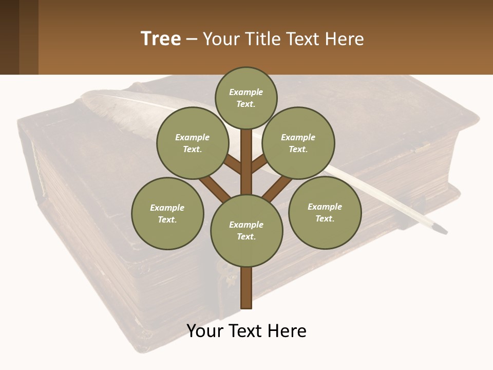 Yellow Story Dark PowerPoint Template