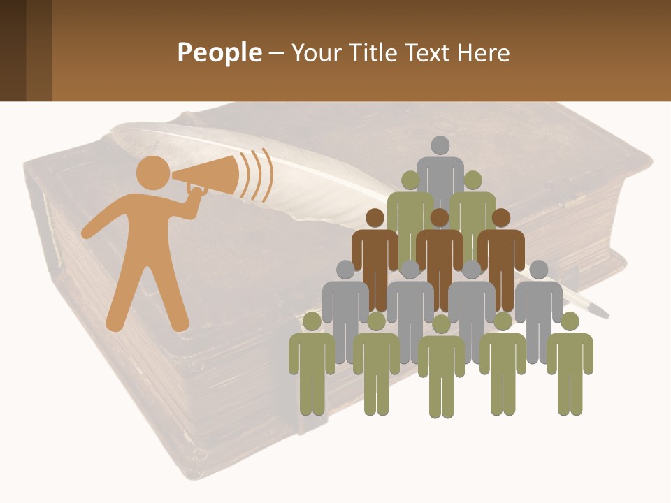 Yellow Story Dark PowerPoint Template