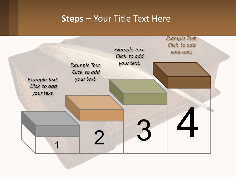 Yellow Story Dark PowerPoint Template