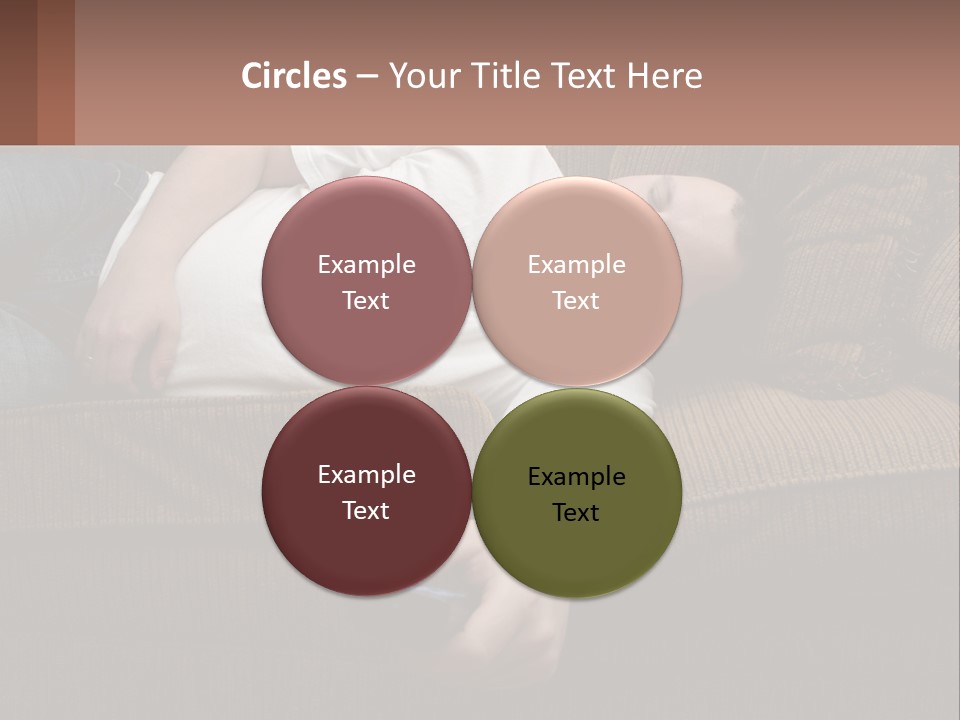 A Man Laying On A Couch With His Eyes Closed PowerPoint Template