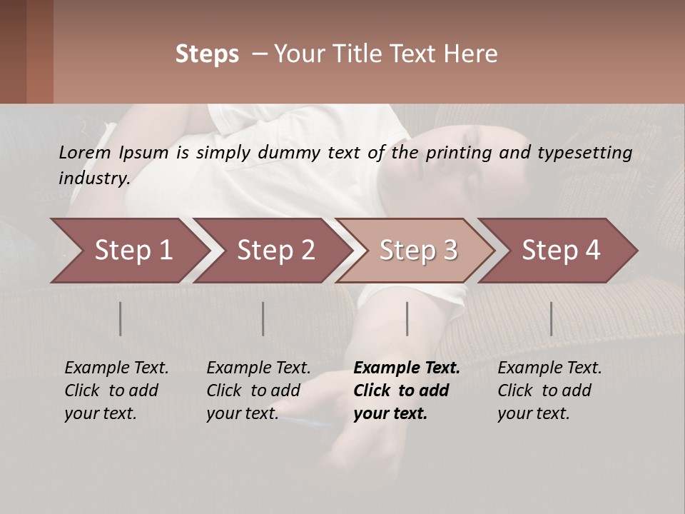 A Man Laying On A Couch With His Eyes Closed PowerPoint Template