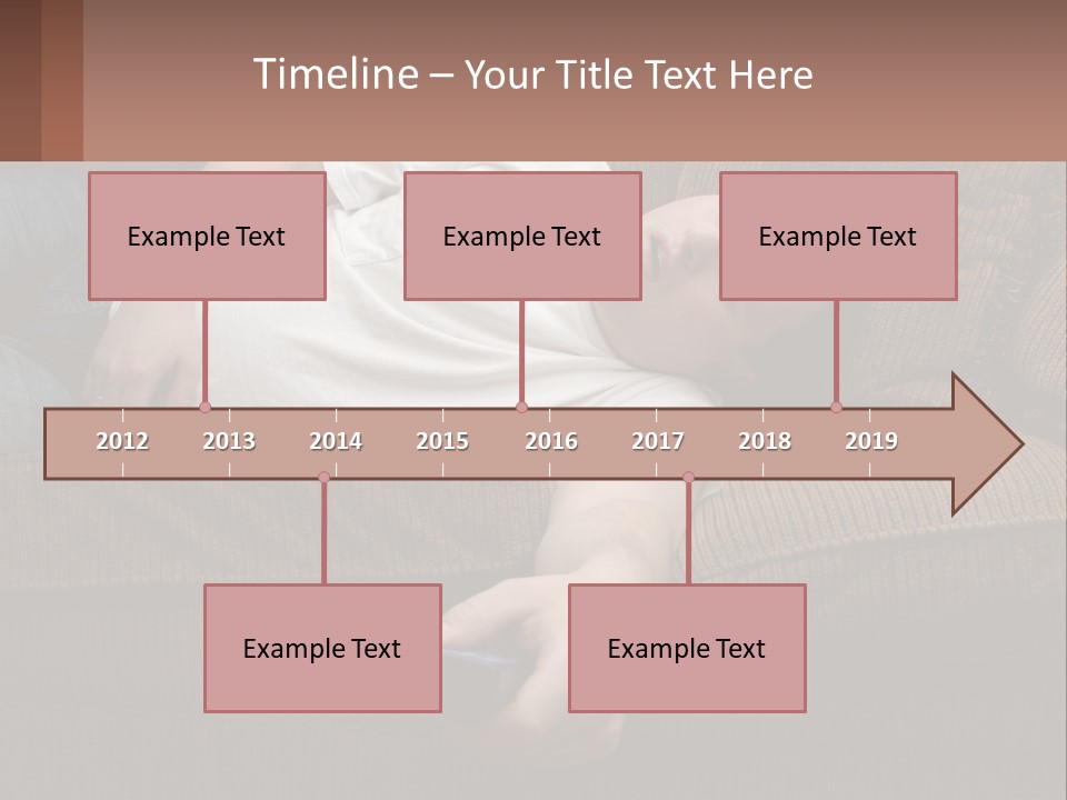 A Man Laying On A Couch With His Eyes Closed PowerPoint Template