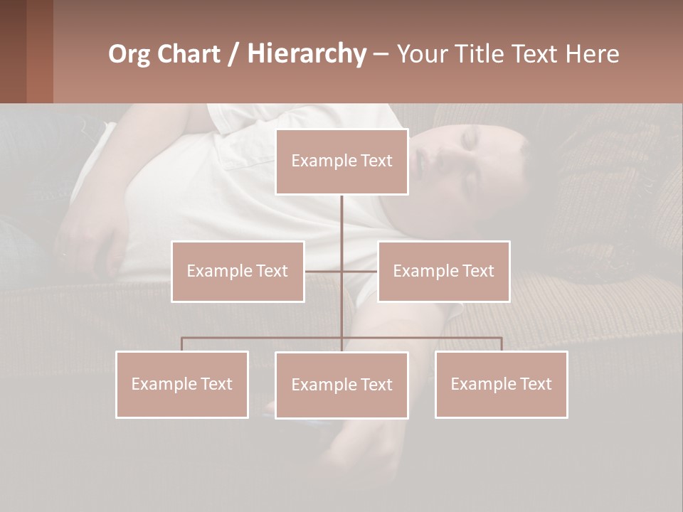A Man Laying On A Couch With His Eyes Closed PowerPoint Template