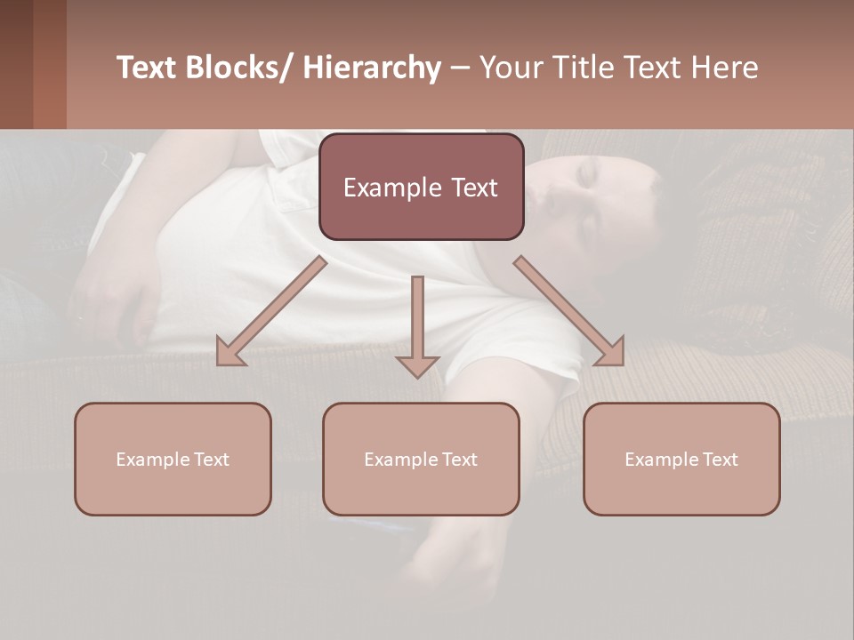 A Man Laying On A Couch With His Eyes Closed PowerPoint Template