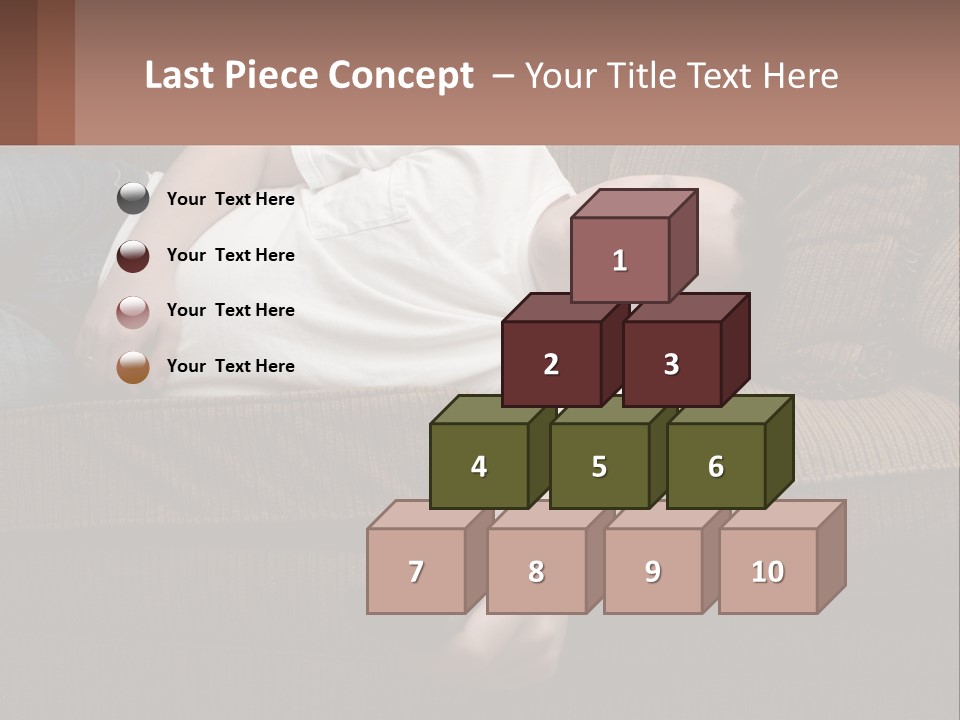 A Man Laying On A Couch With His Eyes Closed PowerPoint Template