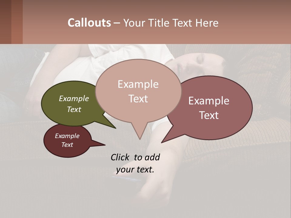 A Man Laying On A Couch With His Eyes Closed PowerPoint Template