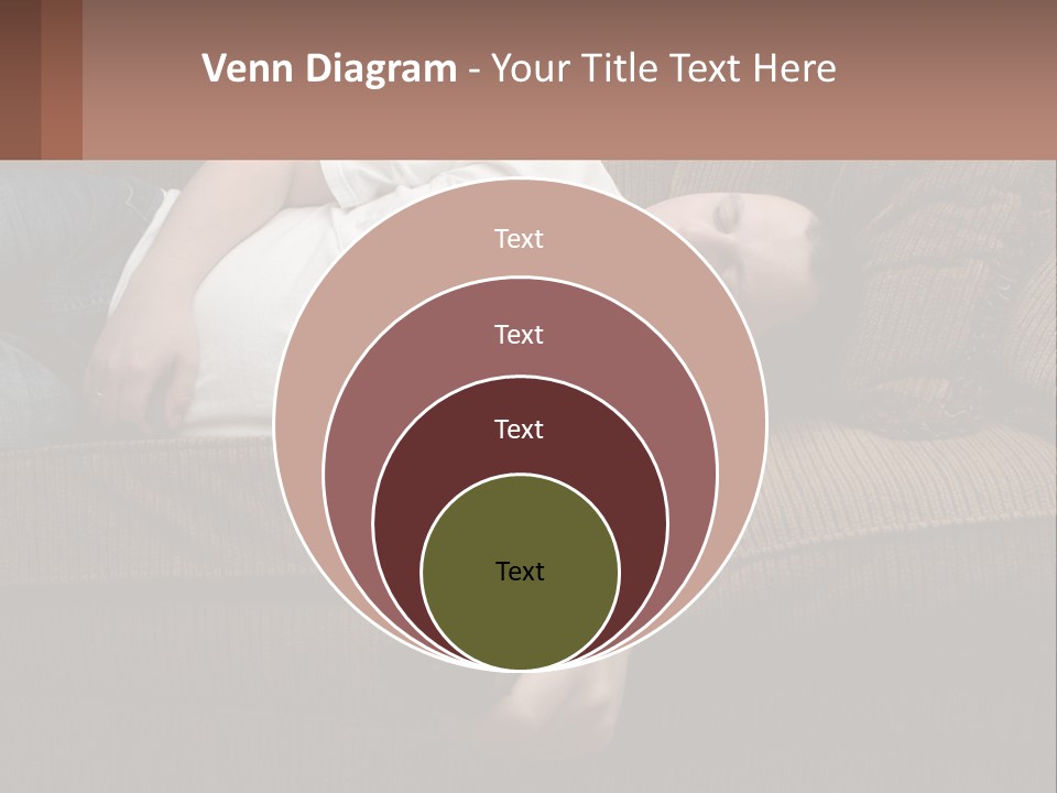A Man Laying On A Couch With His Eyes Closed PowerPoint Template