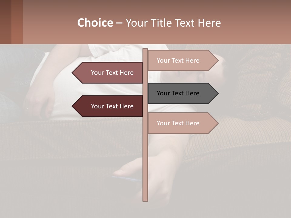 A Man Laying On A Couch With His Eyes Closed PowerPoint Template