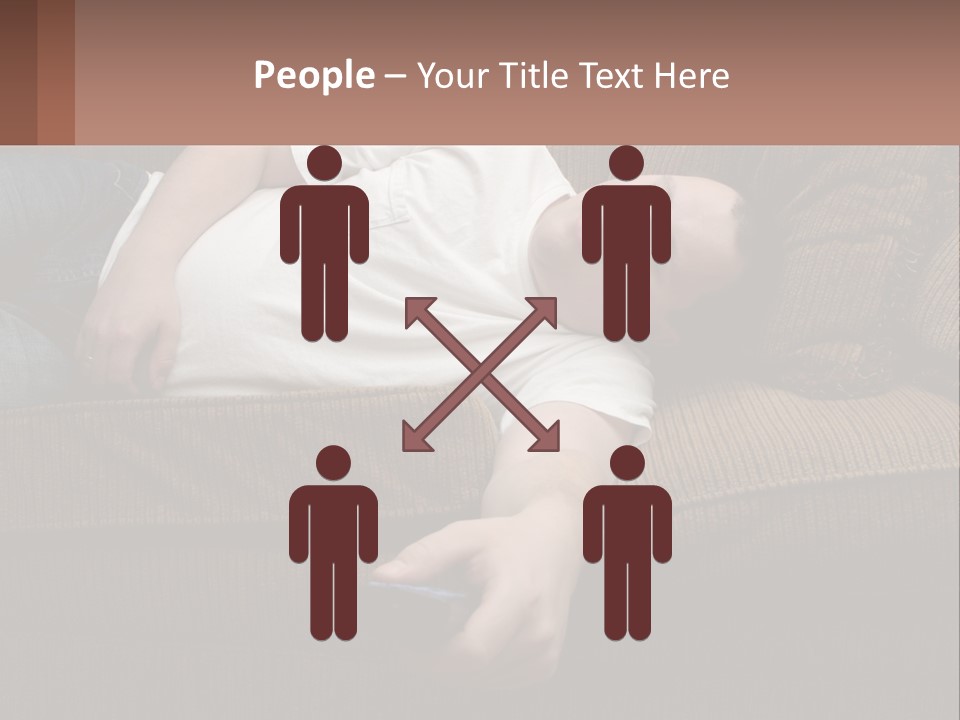 A Man Laying On A Couch With His Eyes Closed PowerPoint Template