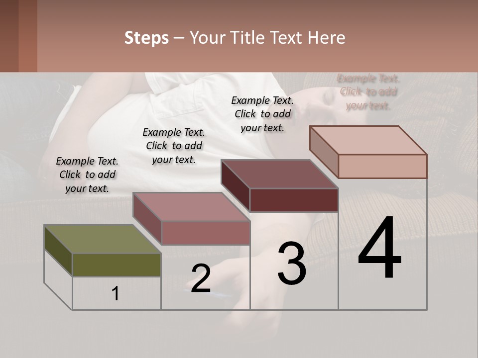 A Man Laying On A Couch With His Eyes Closed PowerPoint Template