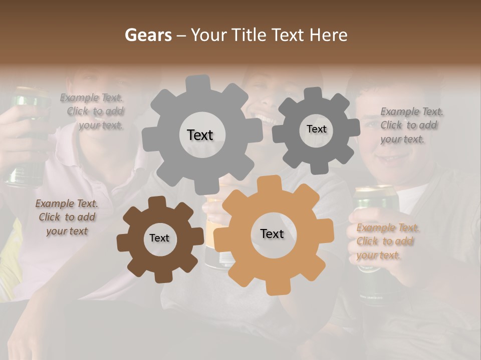 Lounge Teen Home PowerPoint Template