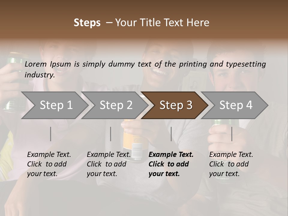 Lounge Teen Home PowerPoint Template