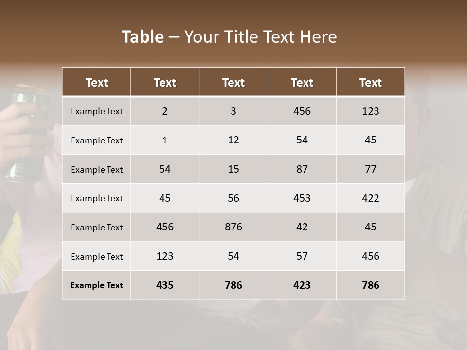 Lounge Teen Home PowerPoint Template