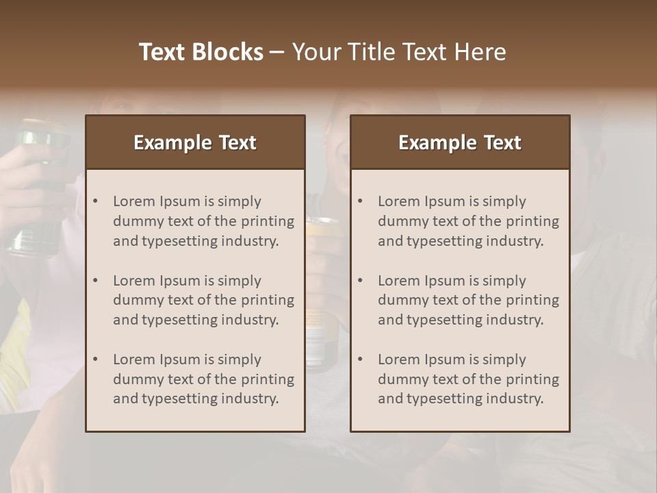 Lounge Teen Home PowerPoint Template