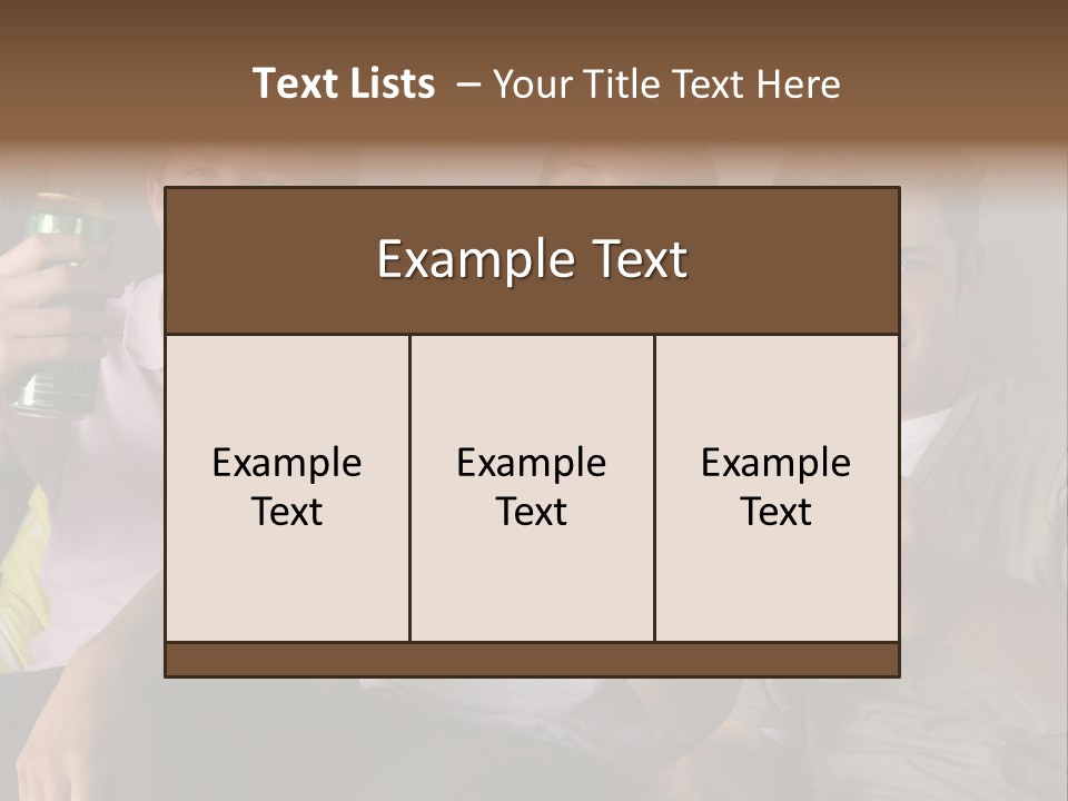Lounge Teen Home PowerPoint Template