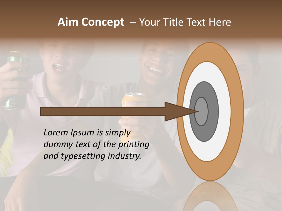 Lounge Teen Home PowerPoint Template