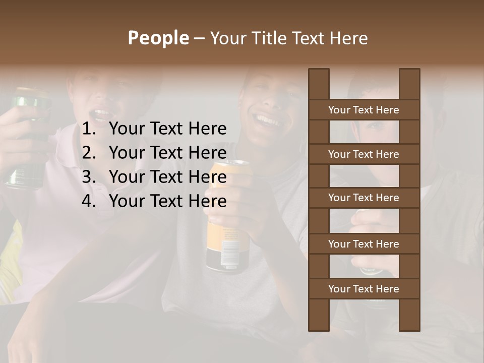 Lounge Teen Home PowerPoint Template