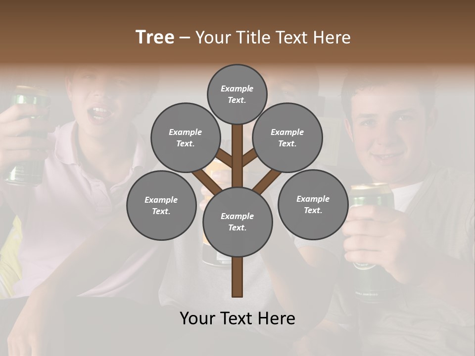 Lounge Teen Home PowerPoint Template