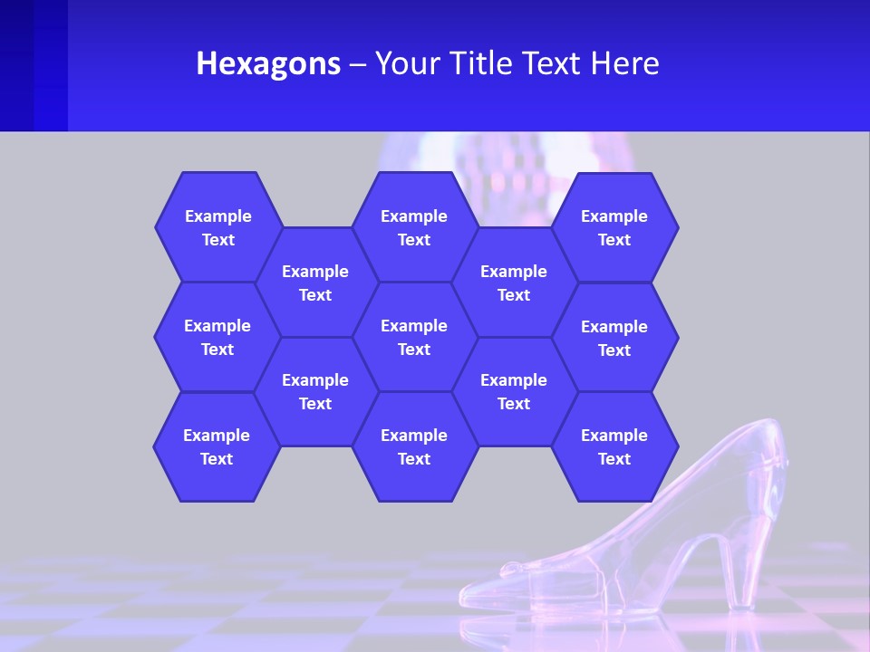 Slipper Cinderella Party PowerPoint Template