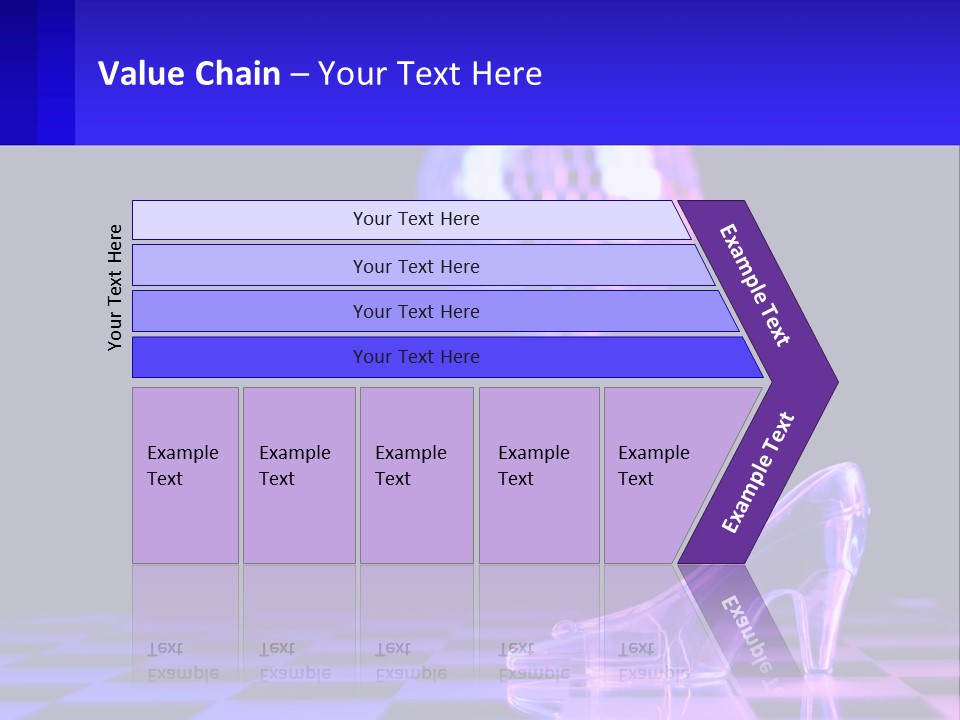 Slipper Cinderella Party PowerPoint Template