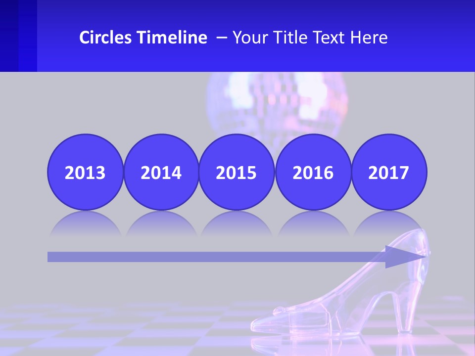 Slipper Cinderella Party PowerPoint Template