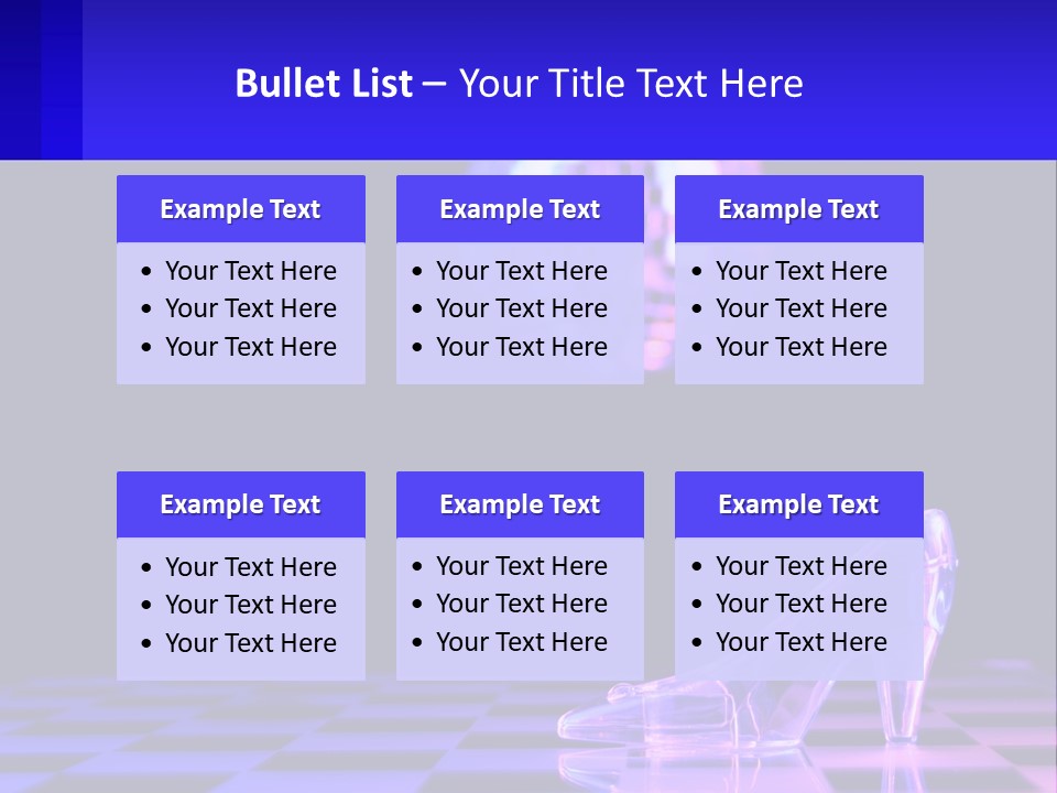 Slipper Cinderella Party PowerPoint Template