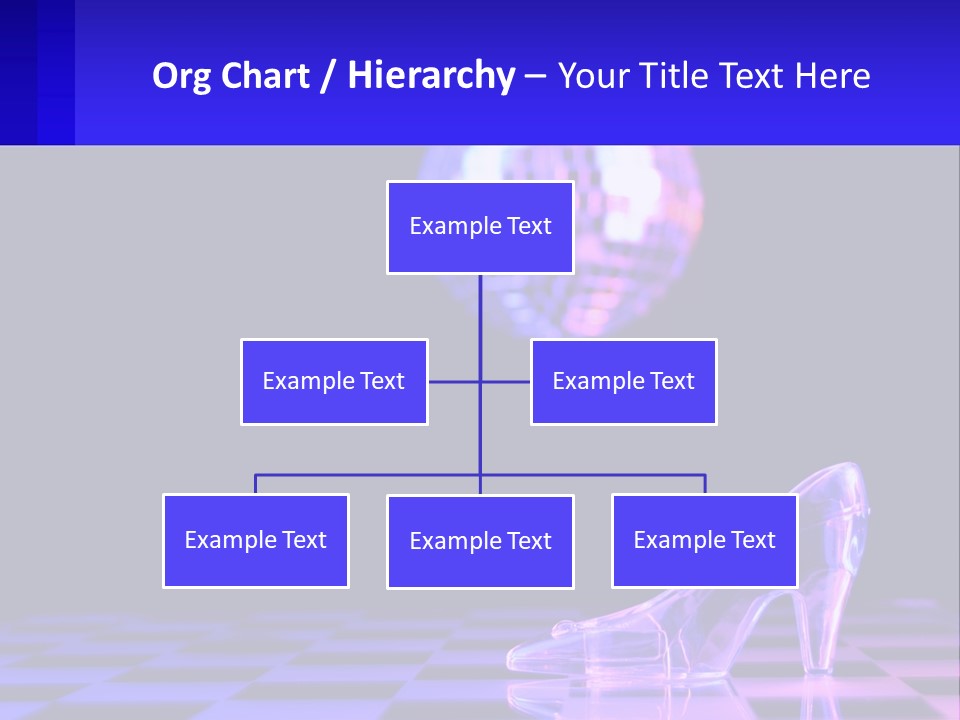 Slipper Cinderella Party PowerPoint Template