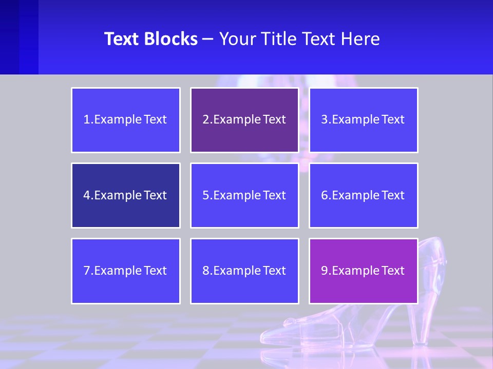 Slipper Cinderella Party PowerPoint Template