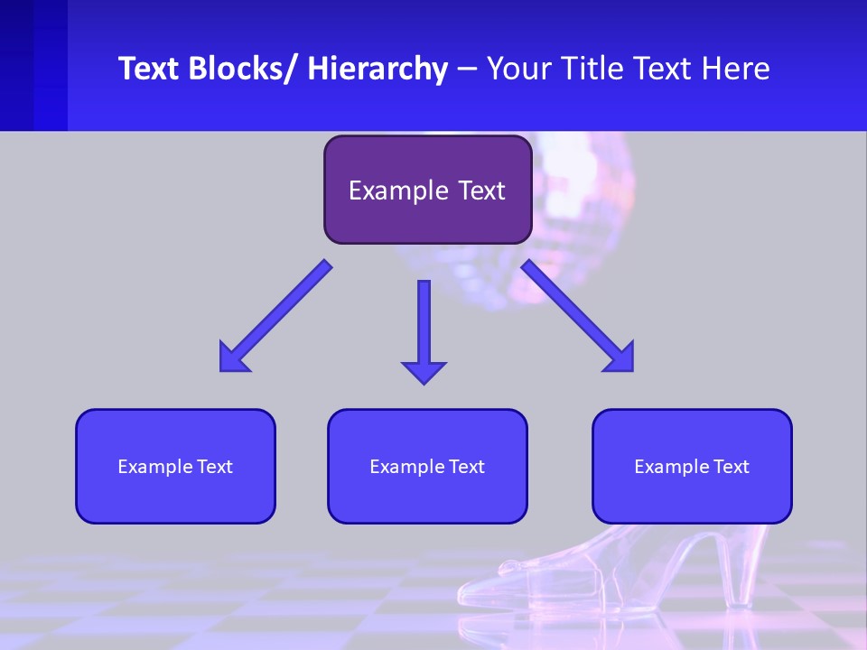 Slipper Cinderella Party PowerPoint Template