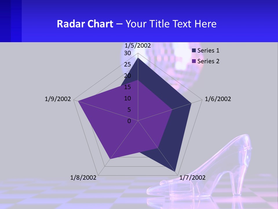 Slipper Cinderella Party PowerPoint Template