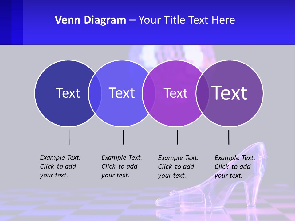 Slipper Cinderella Party PowerPoint Template