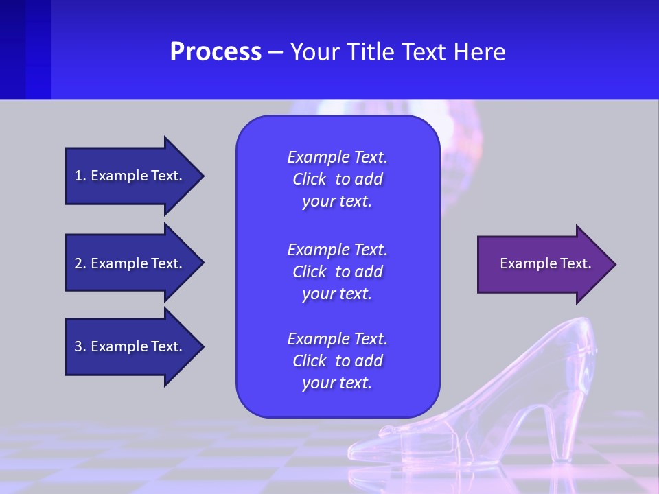 Slipper Cinderella Party PowerPoint Template