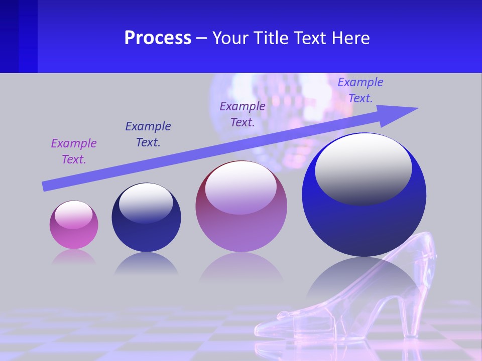 Slipper Cinderella Party PowerPoint Template